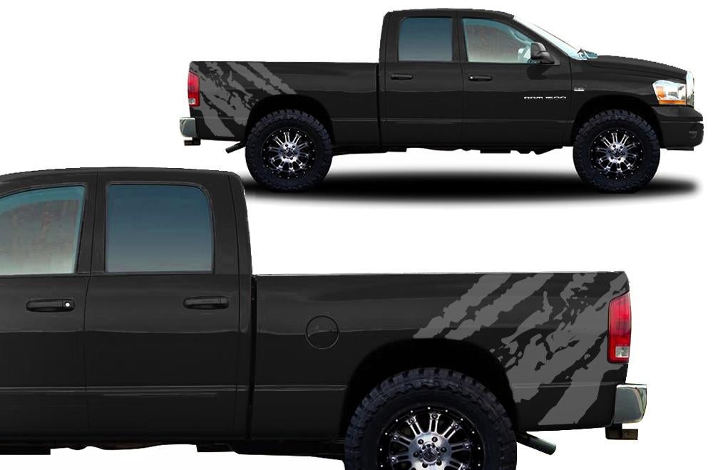 Dodge Ram Quarter-Panel Vinyl Wrap (2002-2008) Ripped - RacerX Customs