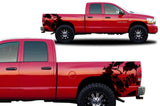 Dodge Ram Quarter-Panel Vinyl Wrap (2002-2008) Scream - RacerX Customs