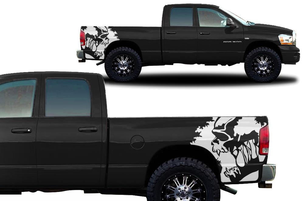 Dodge Ram Quarter-Panel Vinyl Wrap (2002-2008) Scream - RacerX Customs