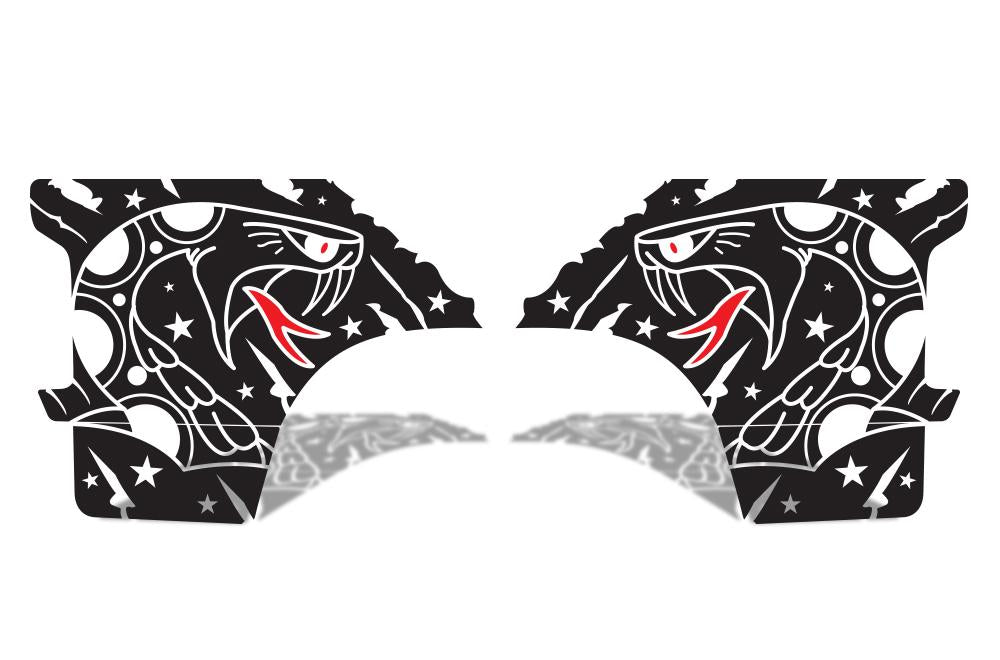 Dodge Ram Quarter-Panel Vinyl Wrap (2002-2008) Snake - RacerX Customs