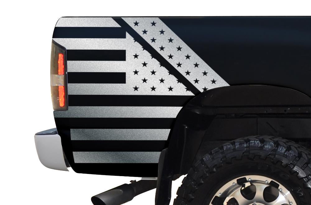 Dodge Ram Quarter-Panel Vinyl Wrap (2002-2008) Stars & Stripes - RacerX Customs