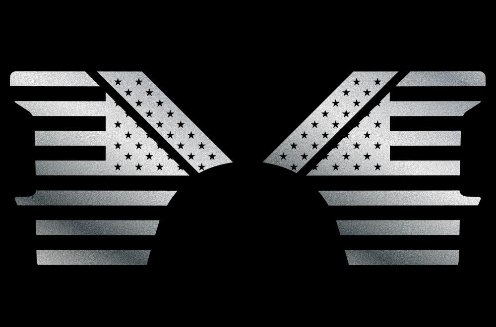 Dodge Ram Quarter-Panel Vinyl Wrap (2002-2008) Stars & Stripes - RacerX Customs