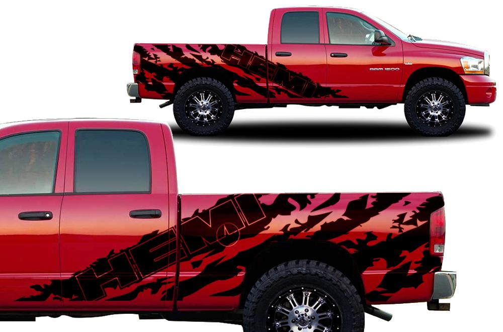 Dodge Ram Vinyl Wrap Kit (2002-2008) HEMI - RacerX Customs