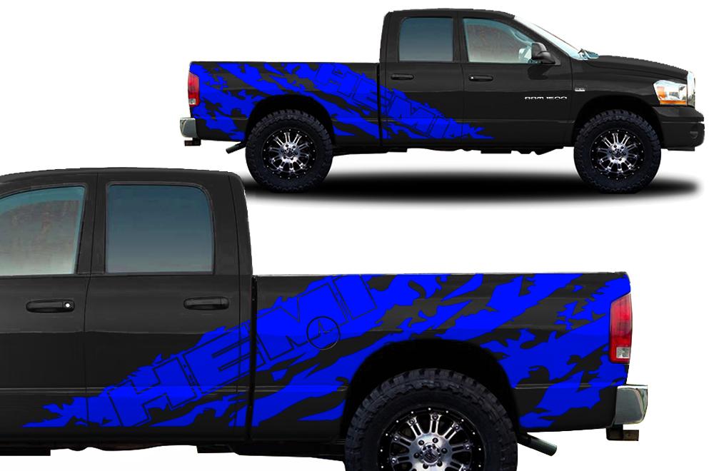 Dodge Ram Vinyl Wrap Kit (2002-2008) HEMI - RacerX Customs