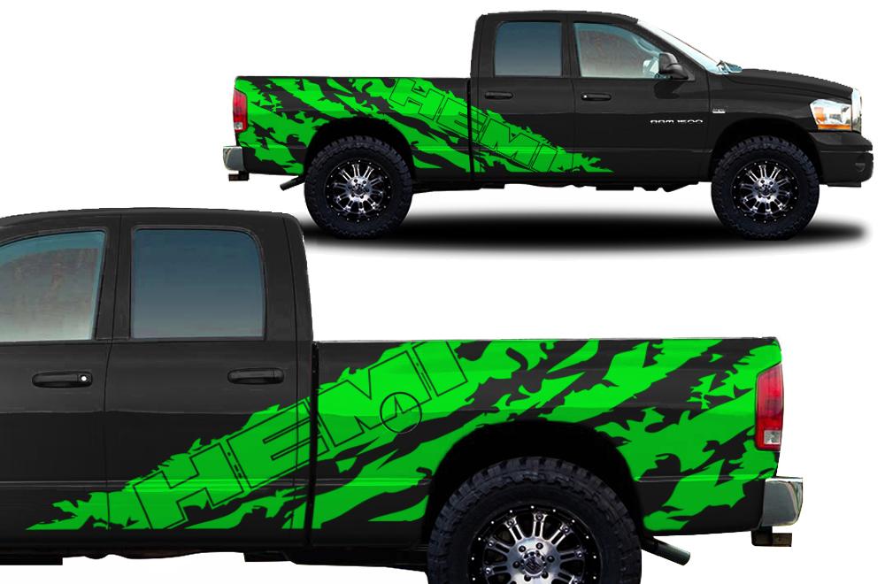 Dodge Ram Vinyl Wrap Kit (2002-2008) HEMI - RacerX Customs