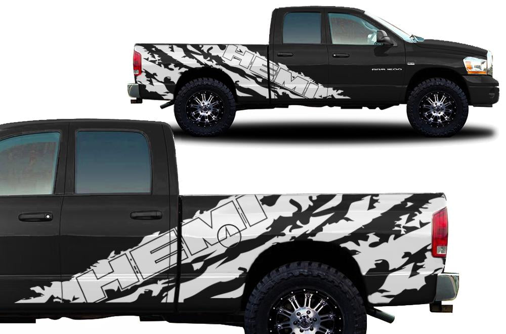 Dodge Ram Vinyl Wrap Kit (2002-2008) HEMI - RacerX Customs
