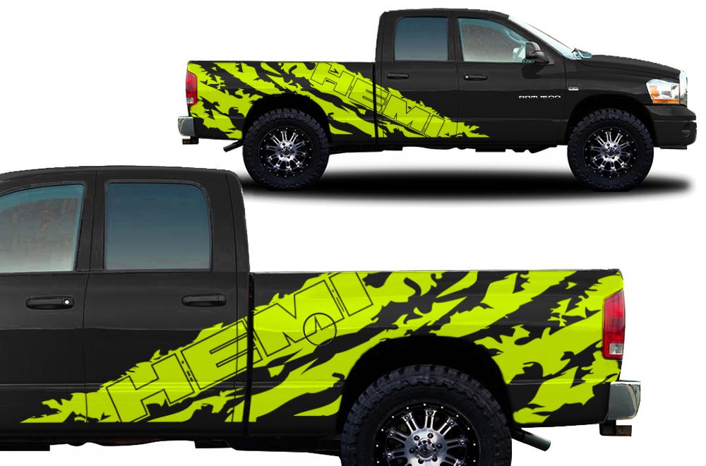 Dodge Ram Vinyl Wrap Kit (2002-2008) HEMI - RacerX Customs