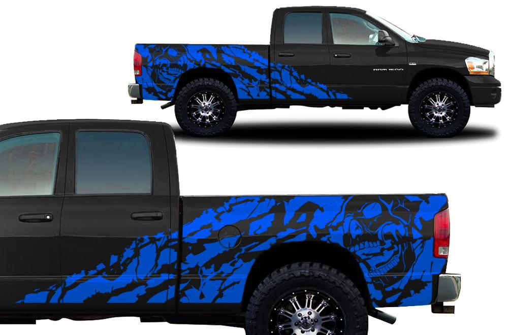 Dodge Ram Vinyl Wrap Kit (2002-2008) Nightmare - RacerX Customs