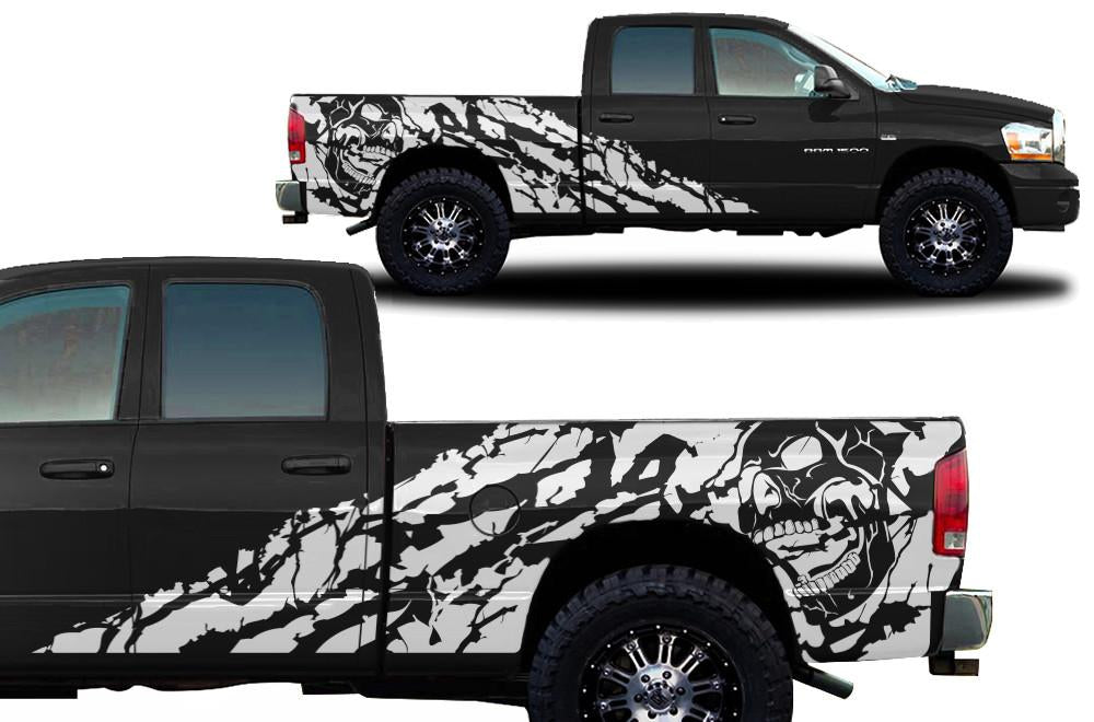 Dodge Ram Vinyl Wrap Kit (2002-2008) Nightmare - RacerX Customs