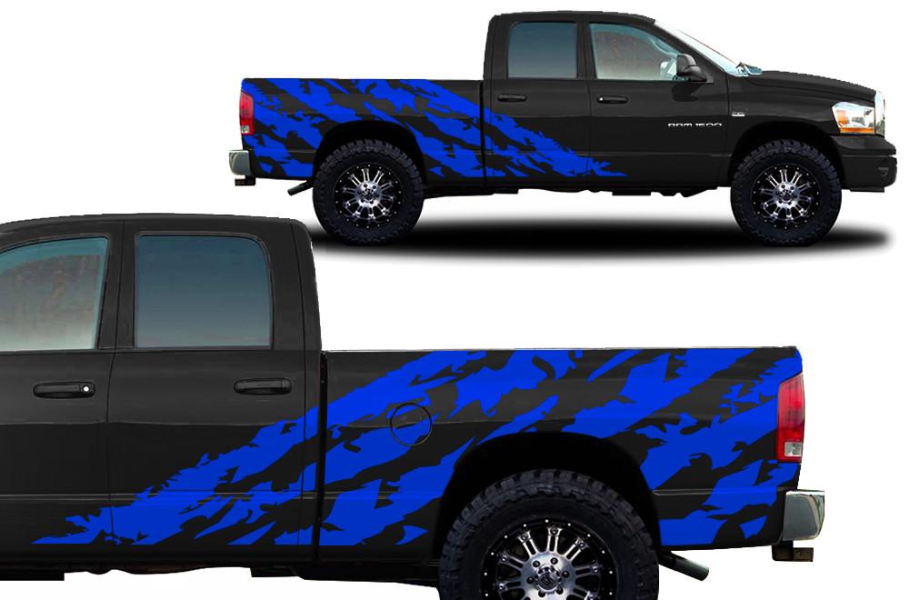 Dodge Ram Vinyl Wrap Kit (2002-2008) Shred - RacerX Customs