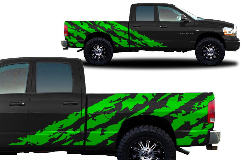 Dodge Ram Vinyl Wrap Kit (2002-2008) Shred - RacerX Customs
