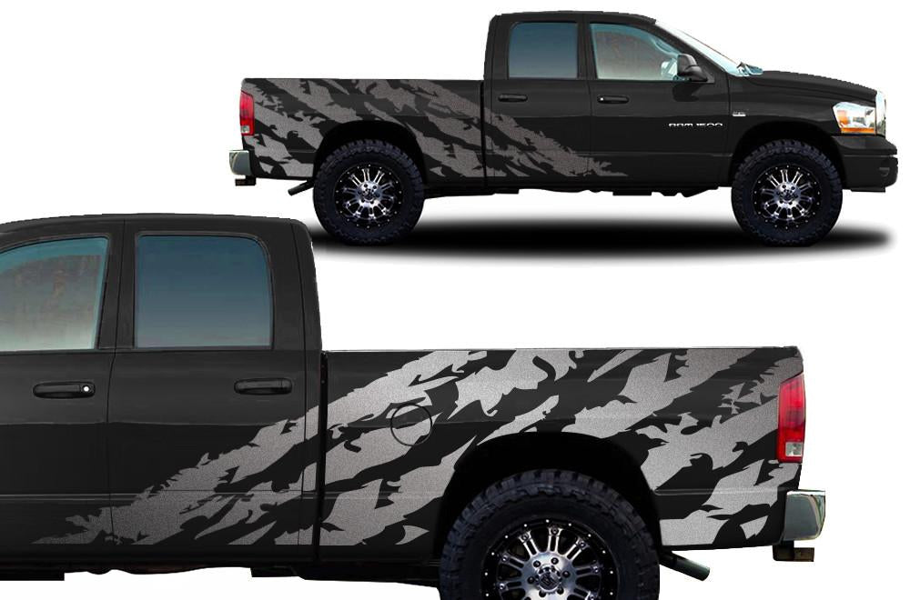 Dodge Ram Vinyl Wrap Kit (2002-2008) Shred - RacerX Customs
