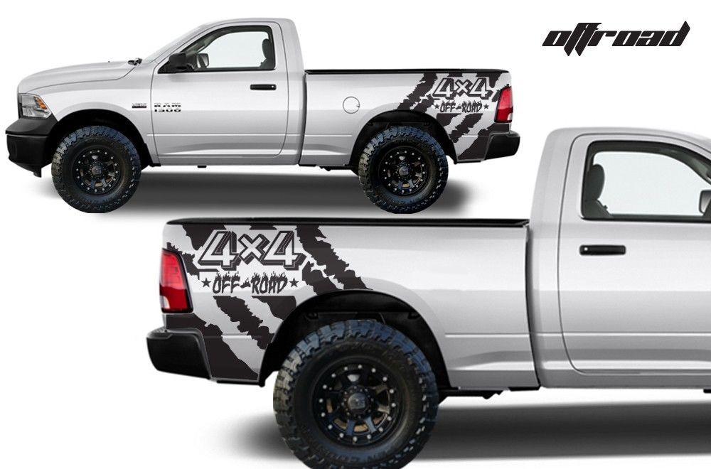 Dodge Ram Quarter-Panel Vinyl Wrap (2009-2018) Off-Road - RacerX Customs
