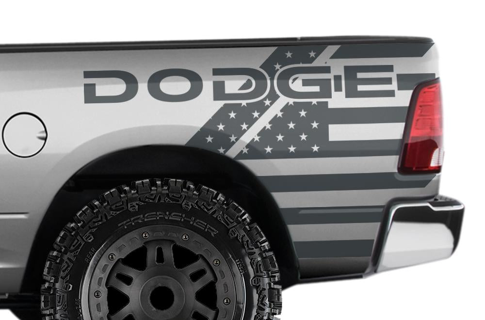 Dodge Ram Quarter-Panel Vinyl Wrap (2009-2018) Dodge-USA - RacerX Customs