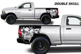 Dodge Ram Quarter-Panel Vinyl Wrap (2009-2018) DoubleSkull - RacerX Customs