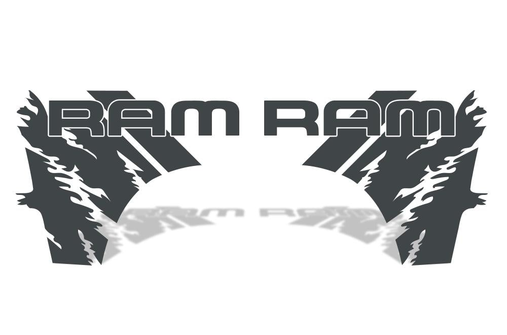 Dodge Ram Quarter-Panel Vinyl Wrap (2009-2018) RAM - RacerX Customs