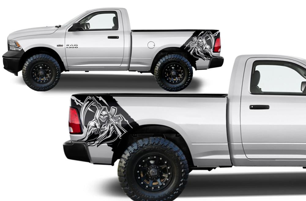 Dodge Ram Quarter-Panel Vinyl Wrap (2009-2018) Reaper - RacerX Customs