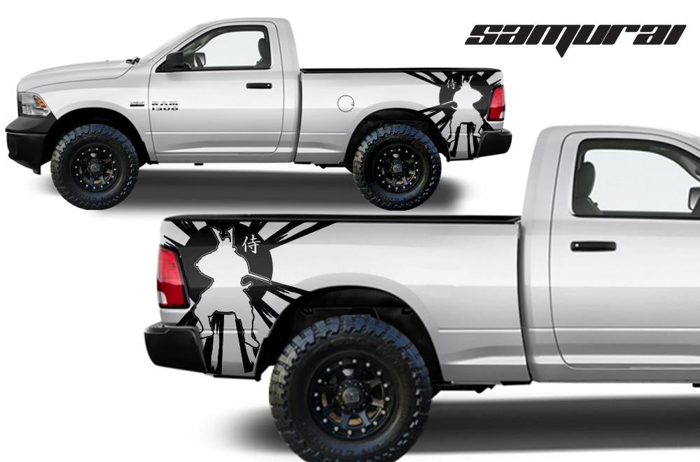 Dodge Ram Quarter-Panel Vinyl Wrap (2009-2018) Samurai - RacerX Customs