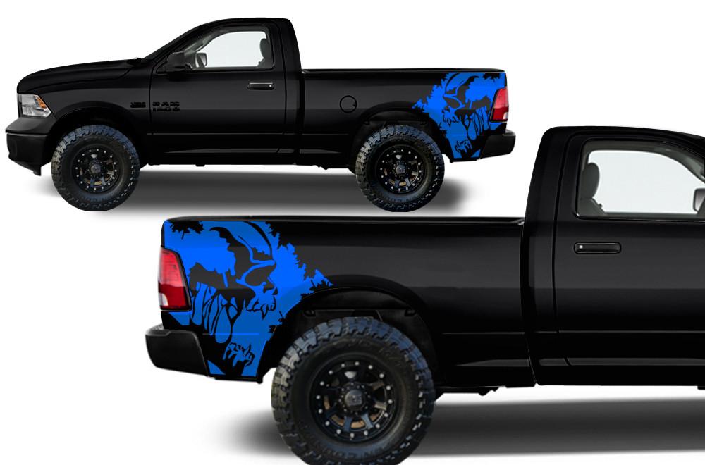 Dodge Ram Quarter-Panel Vinyl Wrap (2009-2018) Scream - RacerX Customs