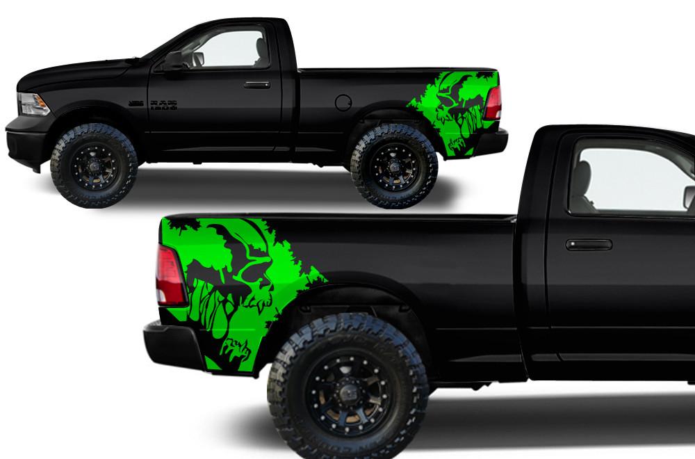 Dodge Ram Quarter-Panel Vinyl Wrap (2009-2018) Scream - RacerX Customs