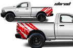 Dodge Ram Quarter-Panel Vinyl Wrap (2009-2018) Shred - RacerX Customs