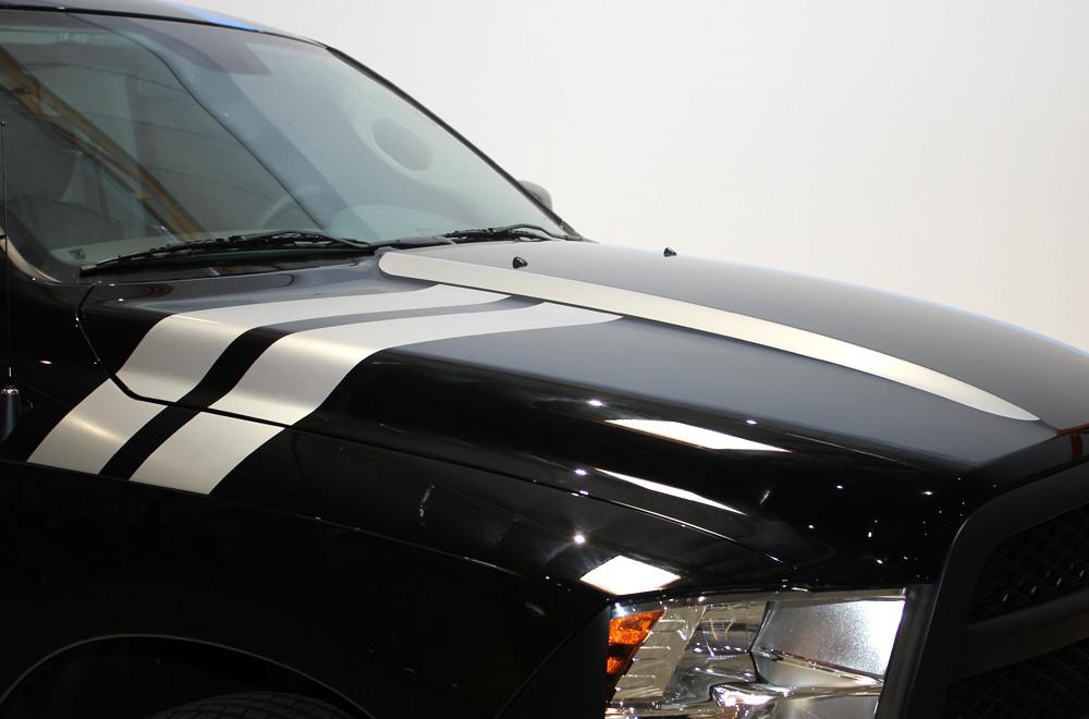 Dodge Ram Vinyl Stripes Wrap Kit (2009-2018) Hash Stripes - RacerX Customs