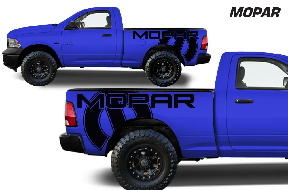 Dodge Ram 6.5 Bed Wrap (2009-2018) Vinyl - Mopar - RacerX Customs