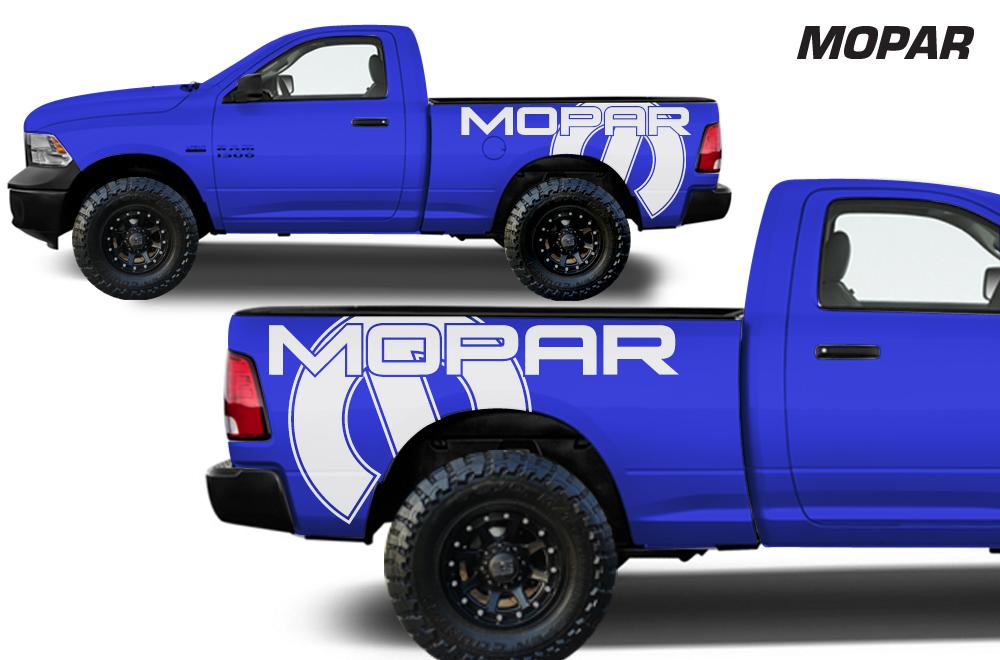 Dodge Ram 6.5 Bed Wrap (2009-2018) Vinyl - Mopar - RacerX Customs