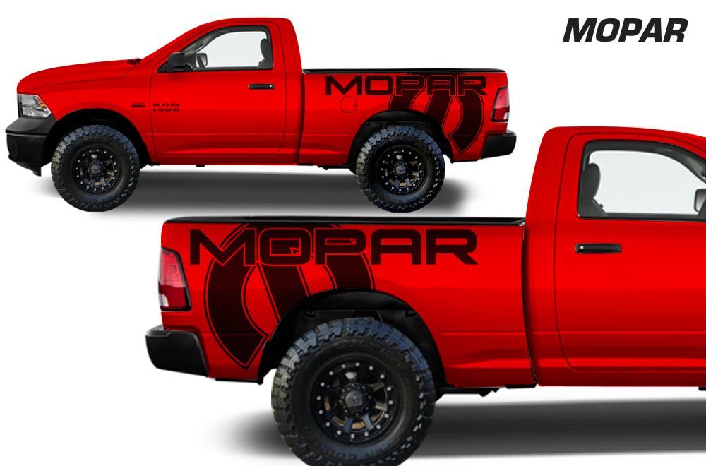 Dodge Ram 6.5 Bed Wrap (2009-2018) Vinyl - Mopar - RacerX Customs