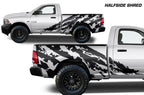 Dodge Ram 6.5 Bed Wrap (2009-2018) Vinyl - Shred - RacerX Customs