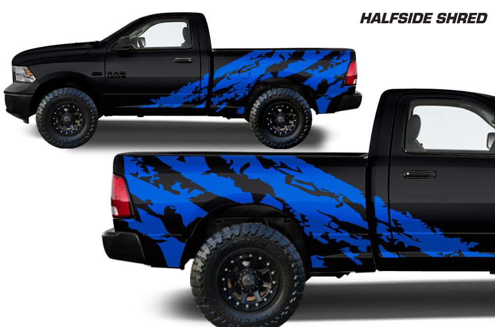 Dodge Ram 6.5 Bed Wrap (2009-2018) Vinyl - Shred - RacerX Customs