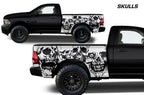 Dodge Ram 6.5 Bed Wrap (2009-2018) Vinyl - Skulls - RacerX Customs