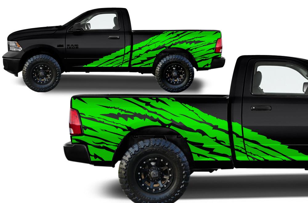 Dodge Ram 6.5 Bed Wrap (2009-2018) Vinyl - Torn - RacerX Customs