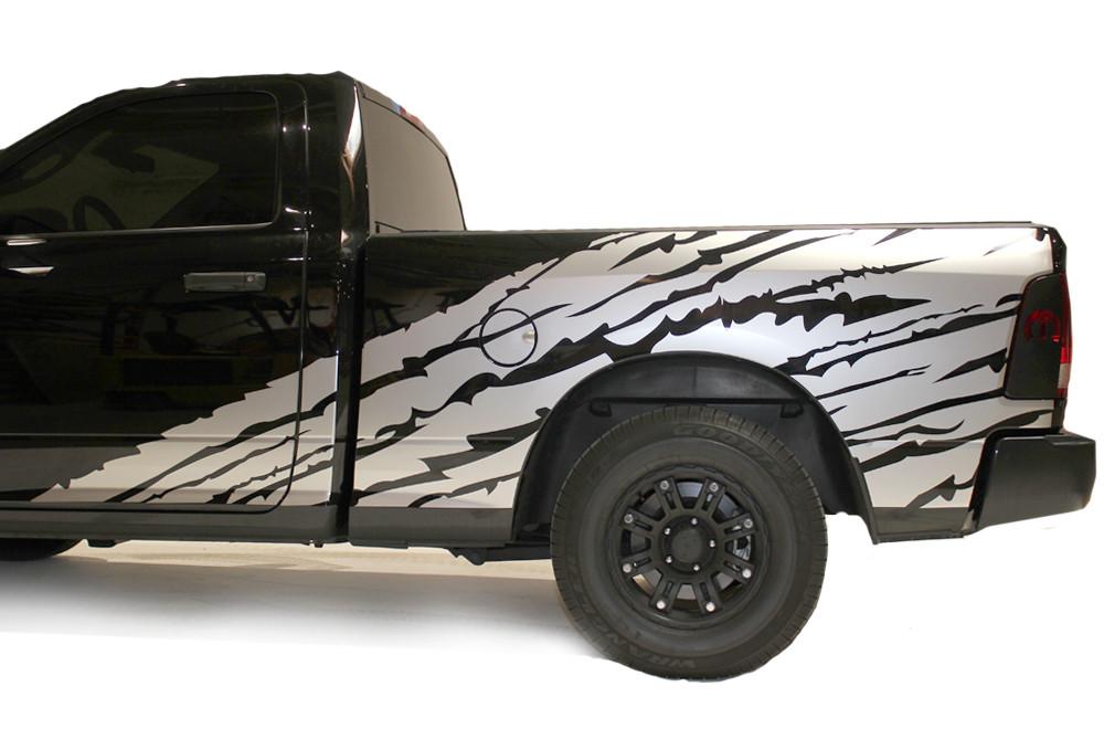 Dodge Ram 6.5 Bed Wrap (2009-2018) Vinyl - Torn - RacerX Customs