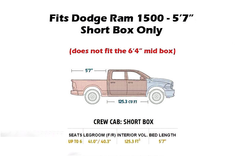 Dodge Ram 5.7 Bed Wrap Kit (2009-2018) Vinyl - Mopar - RacerX Customs