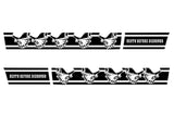 Dodge Ram with 6.5' Bed (2009-2018) Rocker Panel Stripes - Skulls - RacerX Customs