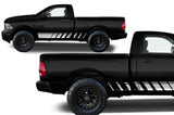 Dodge Ram with 6.5' Bed (2009-2018) Rocker Panel Stripes - Strobe - RacerX Customs