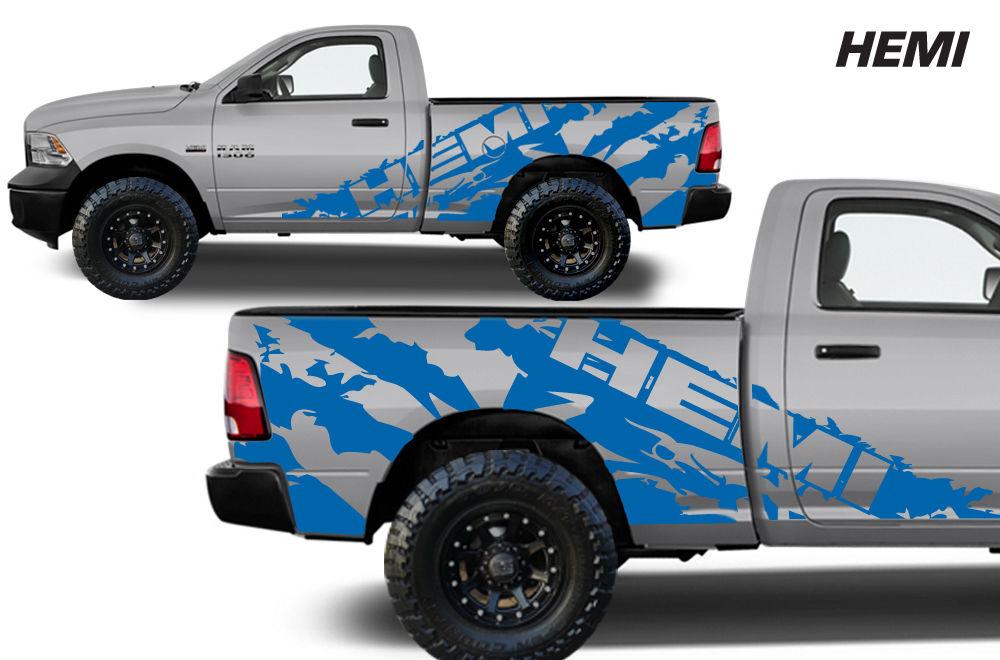 Dodge Ram 6.5 Bed Wrap (2009-2018) Vinyl - Hemi - RacerX Customs