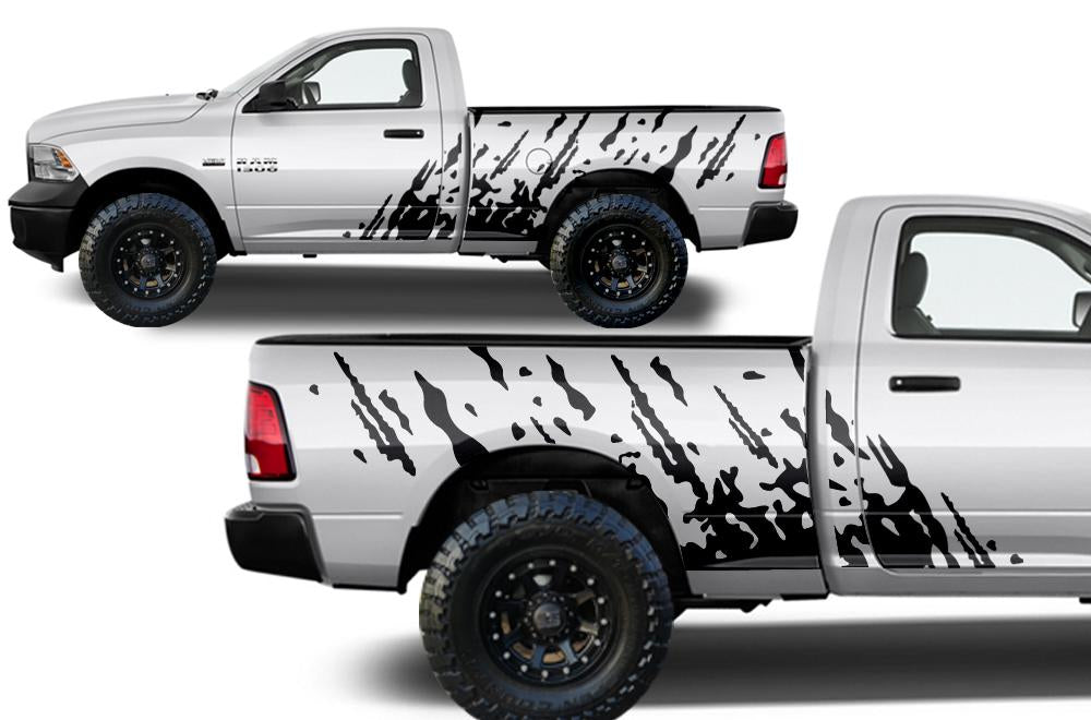 Dodge Ram 6.5 Bed Wrap (2009-2018) Vinyl - Splash - RacerX Customs