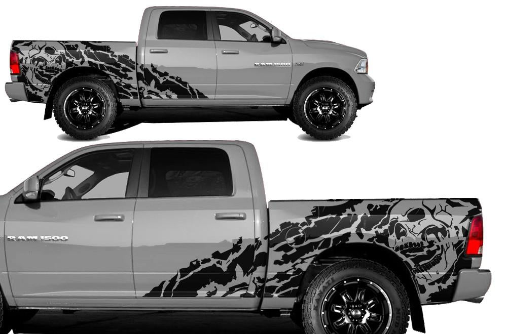Dodge Ram 5.7 Bed Wrap Kit (2009-2018) Vinyl - Nightmare - RacerX Customs