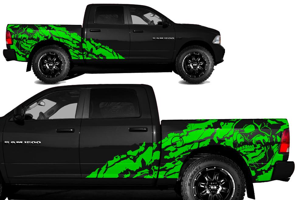 Dodge Ram 5.7 Bed Wrap Kit (2009-2018) Vinyl - Nightmare - RacerX Customs