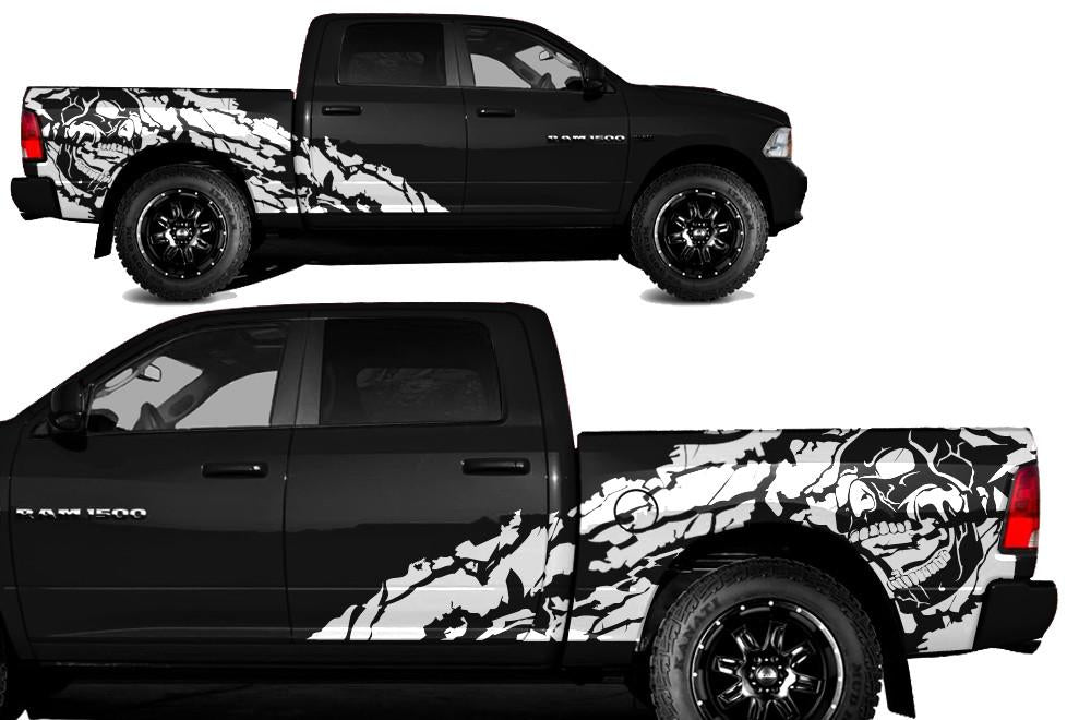 Dodge Ram 5.7 Bed Wrap Kit (2009-2018) Vinyl - Nightmare - RacerX Customs