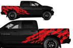 Dodge Ram 5.7 Bed Wrap Kit (2009-2018) Vinyl - Shred - RacerX Customs