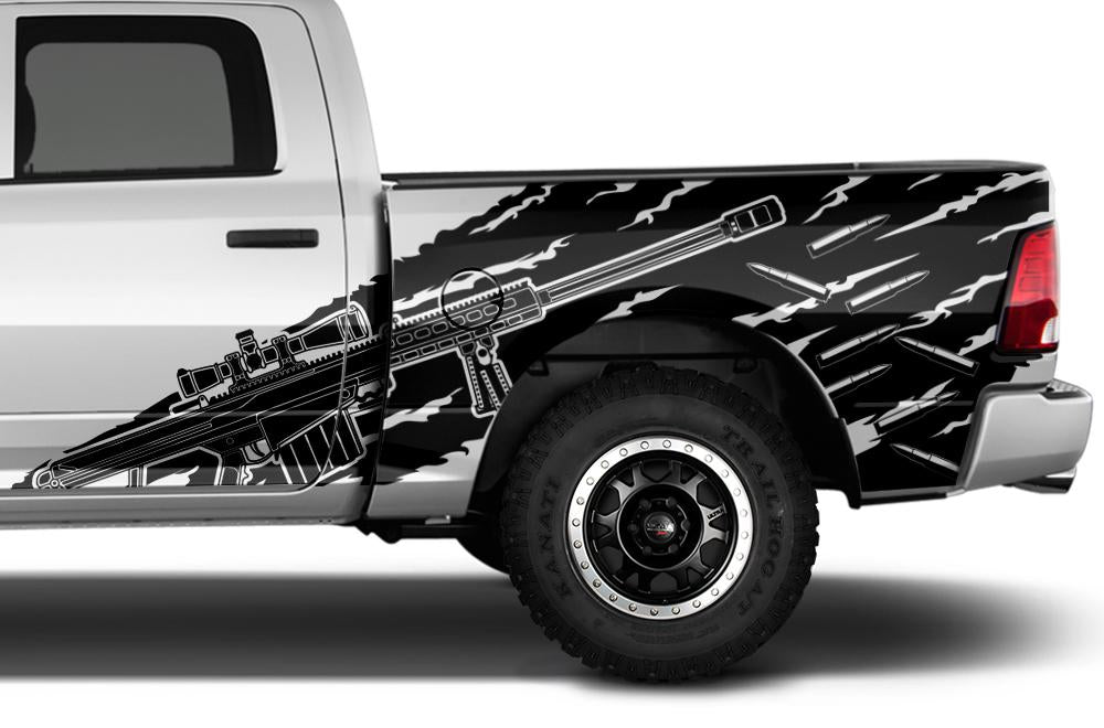 Dodge Ram 5.7 Bed Wrap Kit (2009-2018) Vinyl - Sniper - RacerX Customs