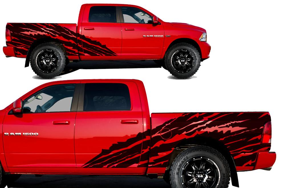 Dodge Ram 5.7 Bed Wrap Kit (2009-2018) Vinyl - Torn - RacerX Customs