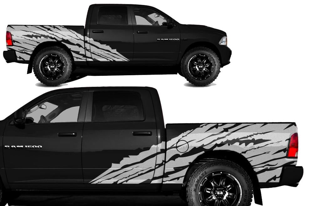 Dodge Ram 5.7 Bed Wrap Kit (2009-2018) Vinyl - Torn - RacerX Customs