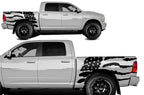 Dodge Ram 5.7 Bed Wrap Kit (2009-2018) Vinyl - American Flag - RacerX Customs