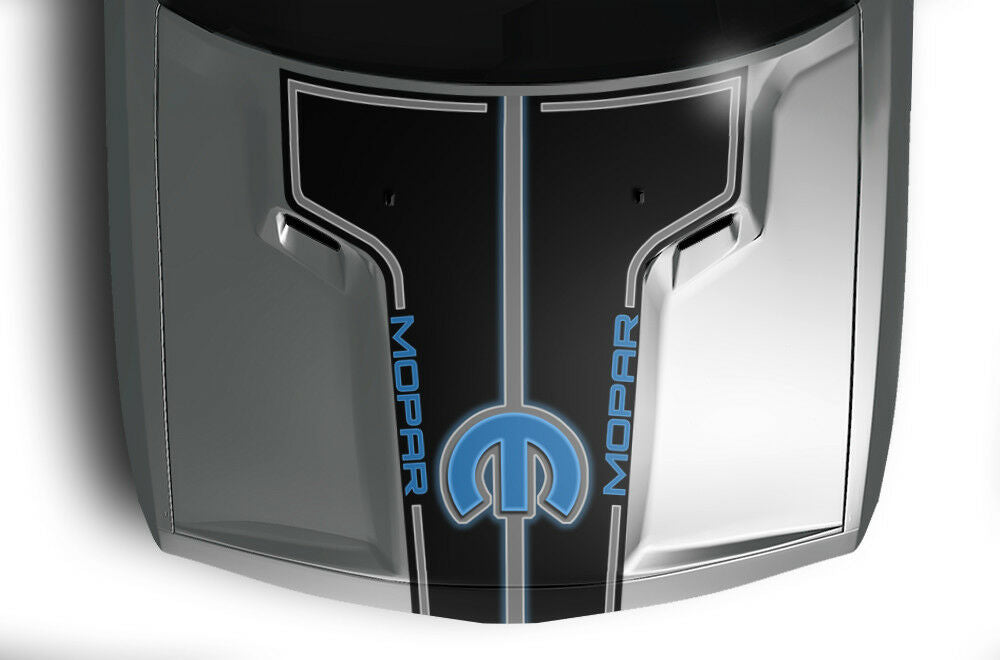 Dodge Challenger Hood Graphics (2008-2017) MOPAR - RacerX Customs