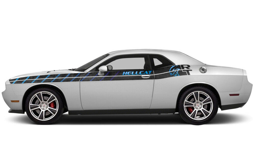 Dodge Challenger Side-Stripe Graphics (2008-2017) HELLCAT - RacerX Customs