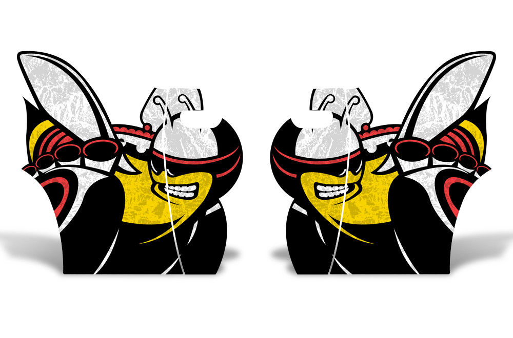 Dodge Challenger Side Graphics (2008-2017) DIRTY BUMBLE BEE - RacerX Customs